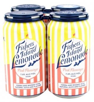 Fishers Island - Pink Flamingo Lemonade (4 pack cans) (4 pack cans)