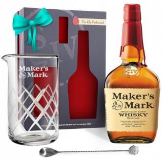 Makers Mark - The Old Fashioned Gift Set with Glass and Stirrer
