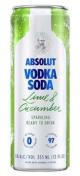 Absolut - Lime & Cucumber Vodka Soda 0 (4 pack cans)