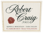 Robert Craig - Cabernet Sauvignon Estate Howell Mountain 0